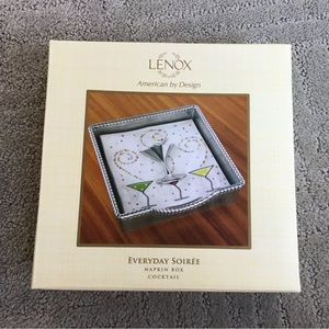 New in box Lenox Every day soirée  napkin, cocktail box